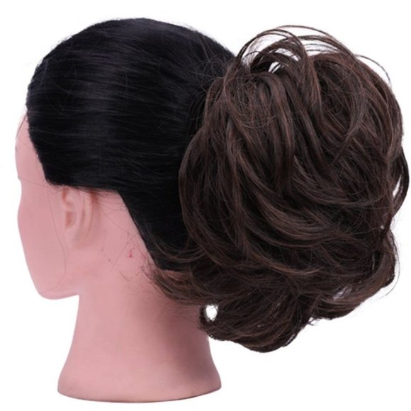 JuvaBun Messy Bun - Medium Brown Color - Picture 2 of 6
